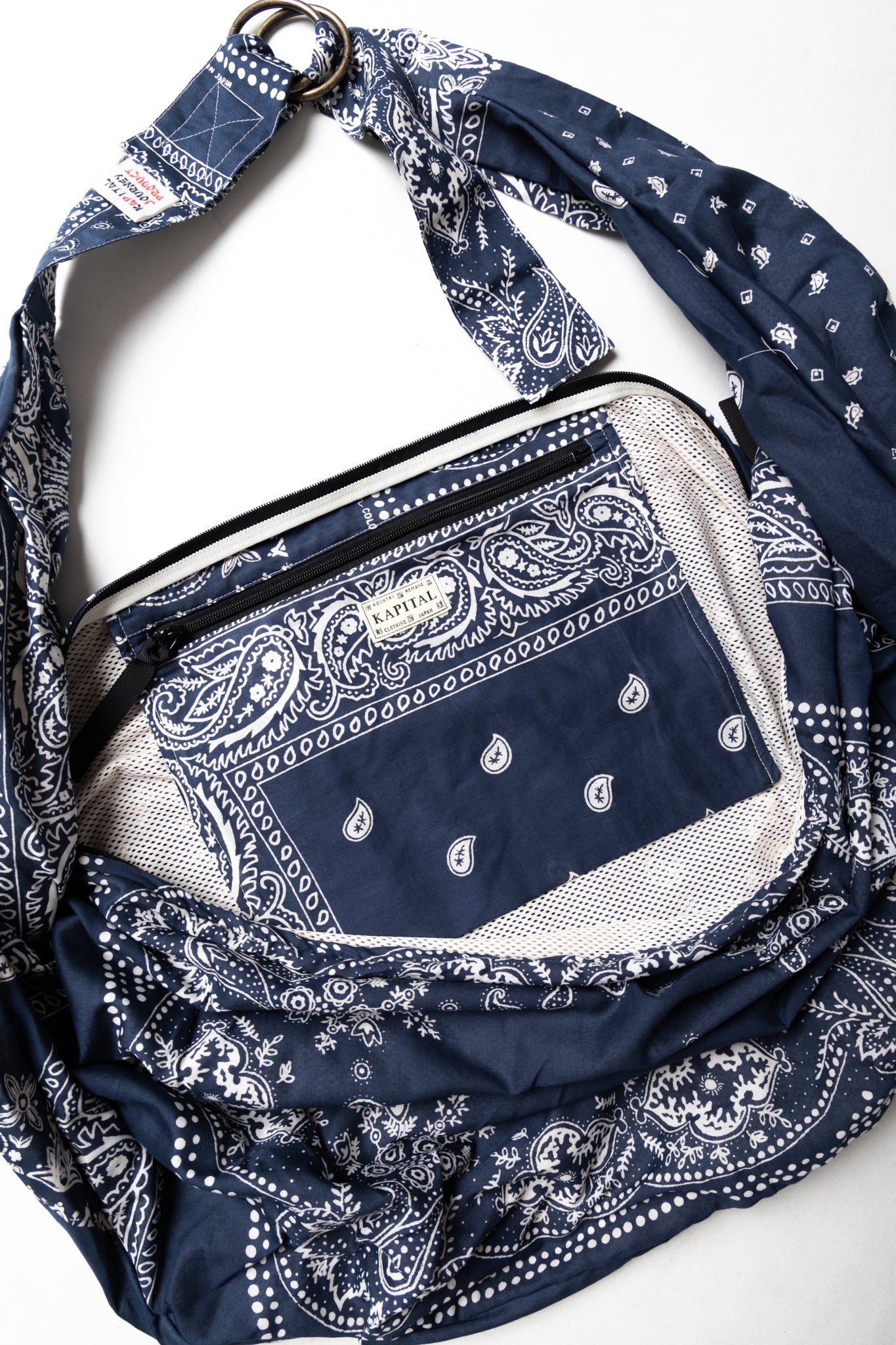 Gauze RAT BRAND Bandana Patchwork TRANSIT SNUFKIN Bag - Eggplant