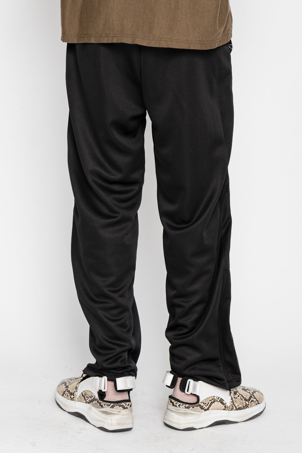 Smooth Jersey KOCHI & ZEPHYR Straight Pants (Front Line) - Black