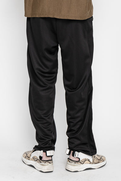 Smooth Jersey KOCHI & ZEPHYR Straight Pants (Front Line) - Black