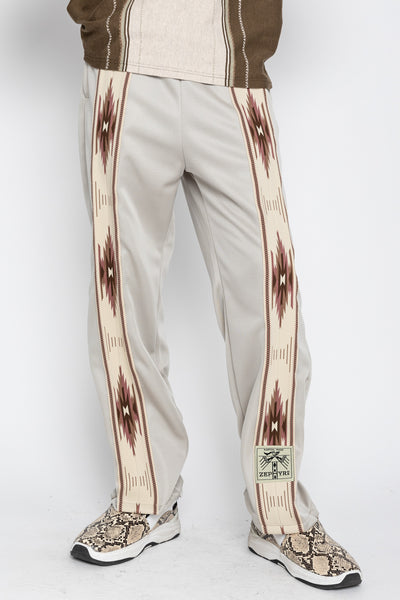 Smooth Jersey KOCHI & ZEPHYR Straight Pants (Front Line) - Beige