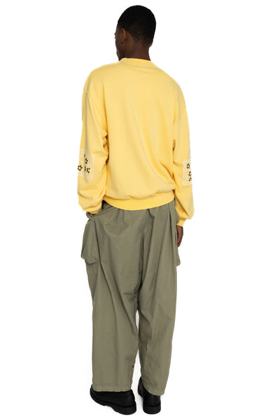 30/- SWT Knit COOKIE Pocket Crew SWT (LUCKY COOKIES) - Light Yellow