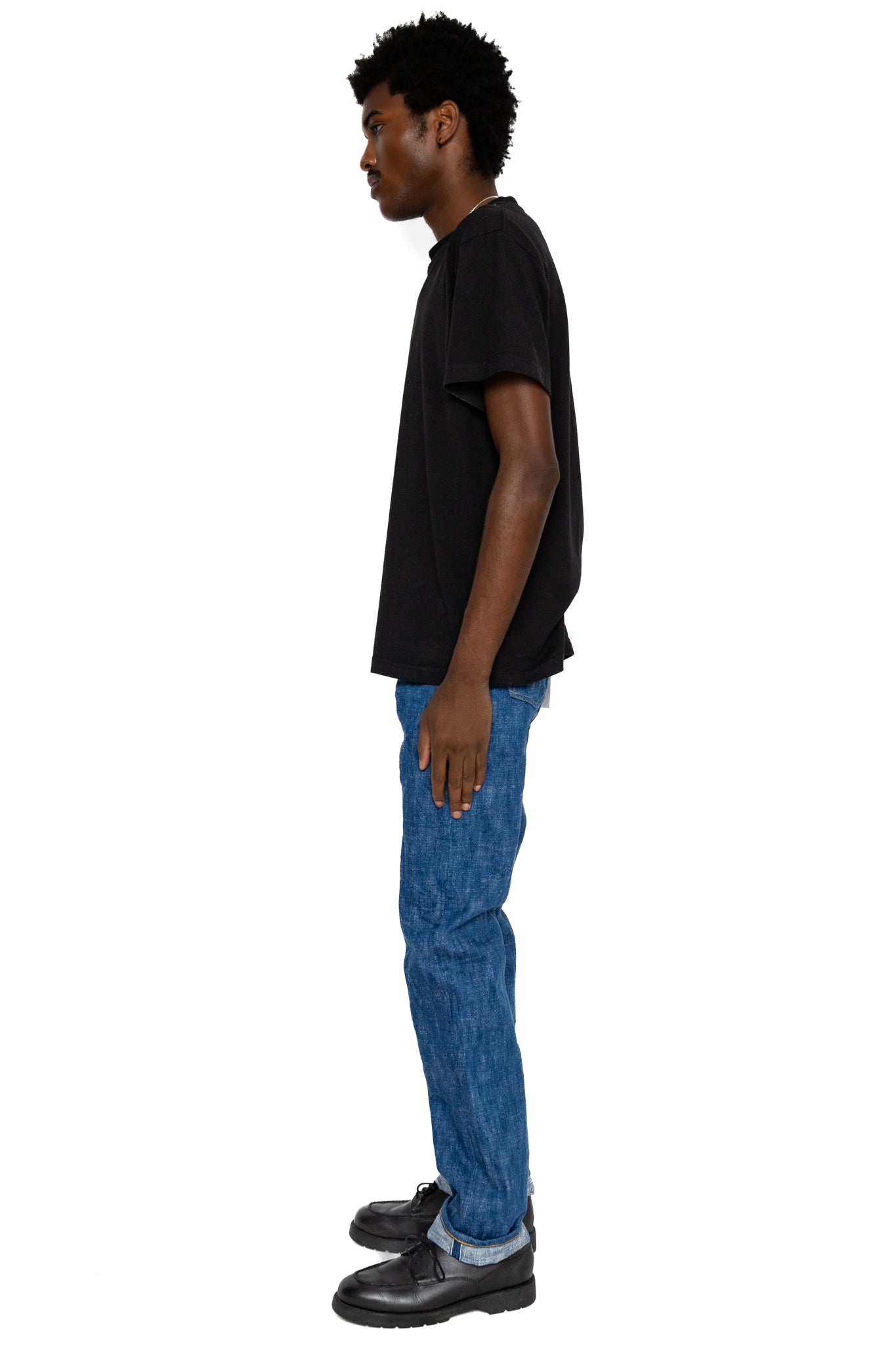 S710XX17oz-SLB "MURAKUMO" 17oz Slub Mid Rise Slim Straight