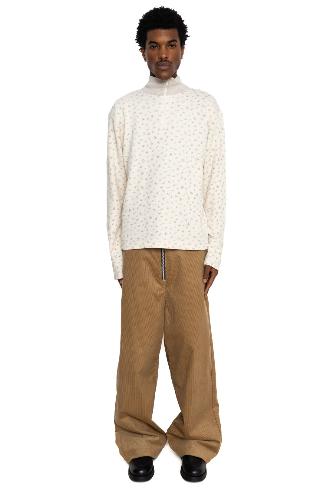 Kapital 8W Corduroy ZIPPER PORT Baggy Pants - Beige – BLUE IN