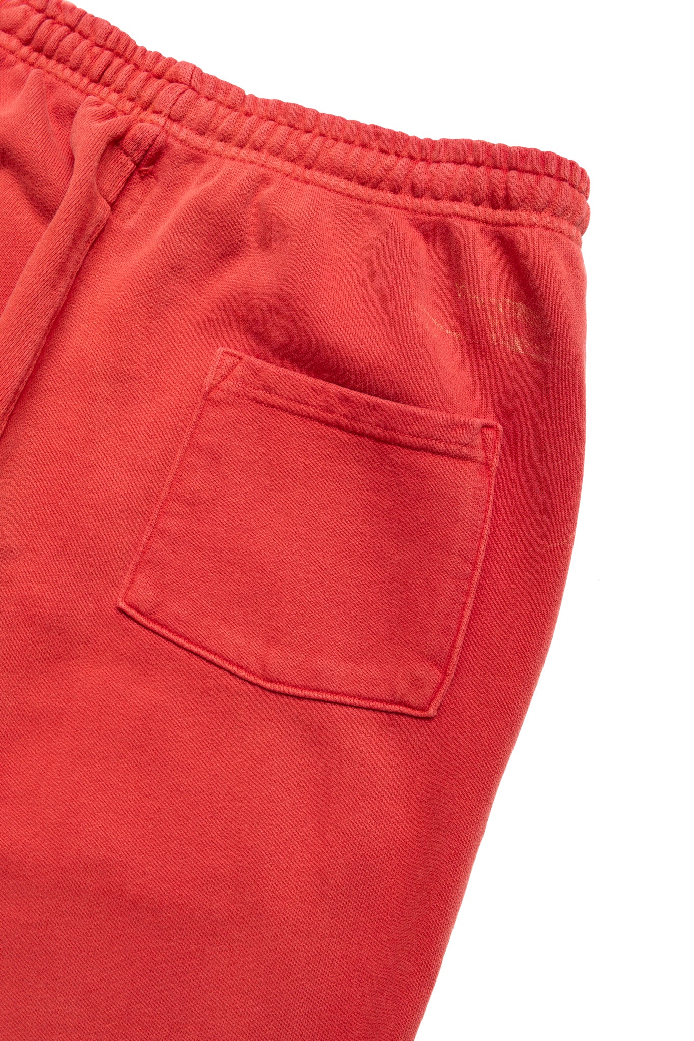 (Final Sale)Red Straight Leg Fleece Pants