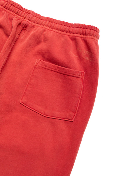 (Final Sale)Red Straight Leg Fleece Pants