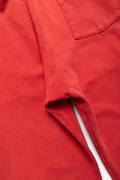 (Final Sale)Red Straight Leg Fleece Pants