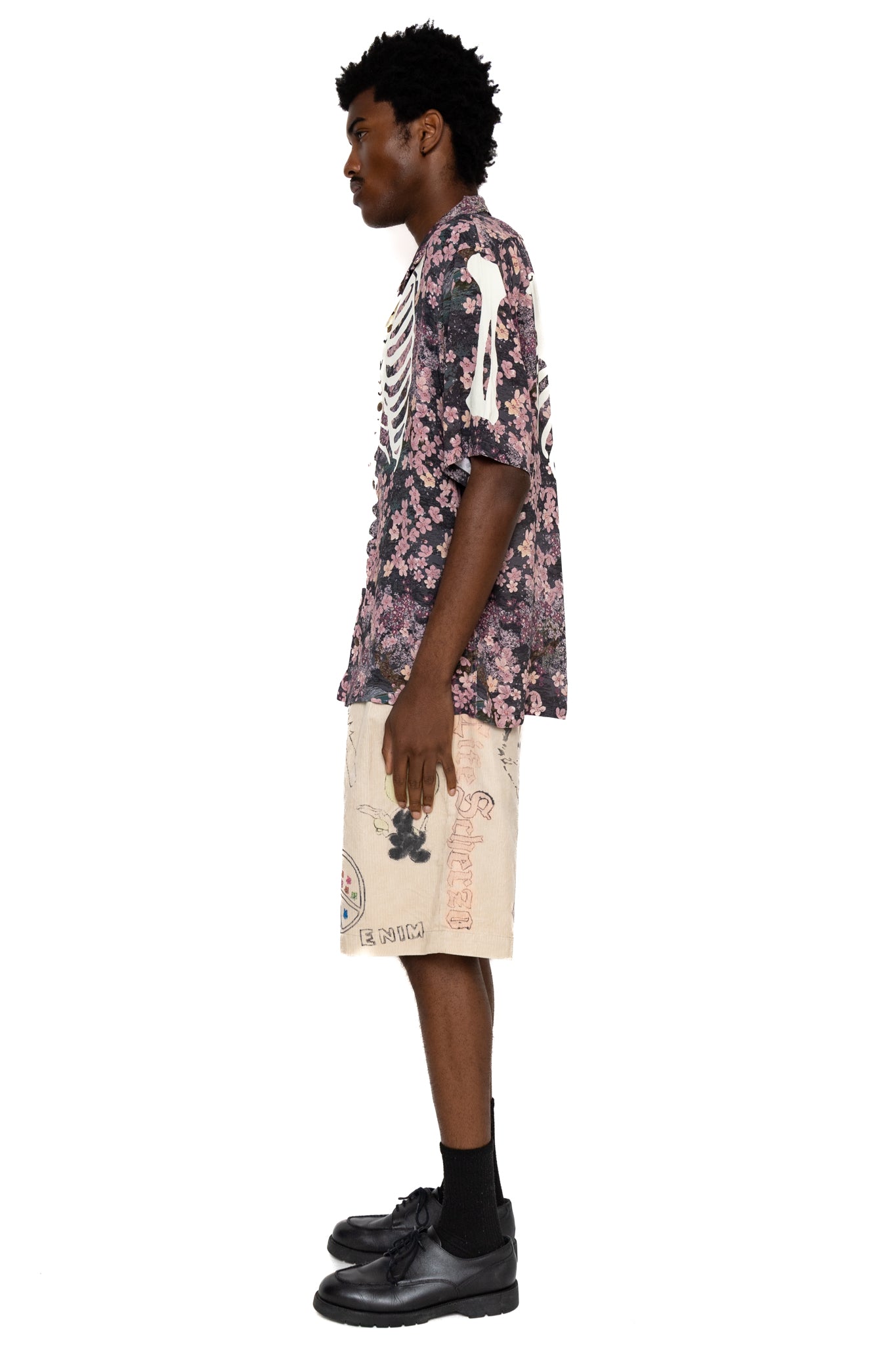 14W Corduroy IVY Short Pants (Memorial Paint Model) - Beige