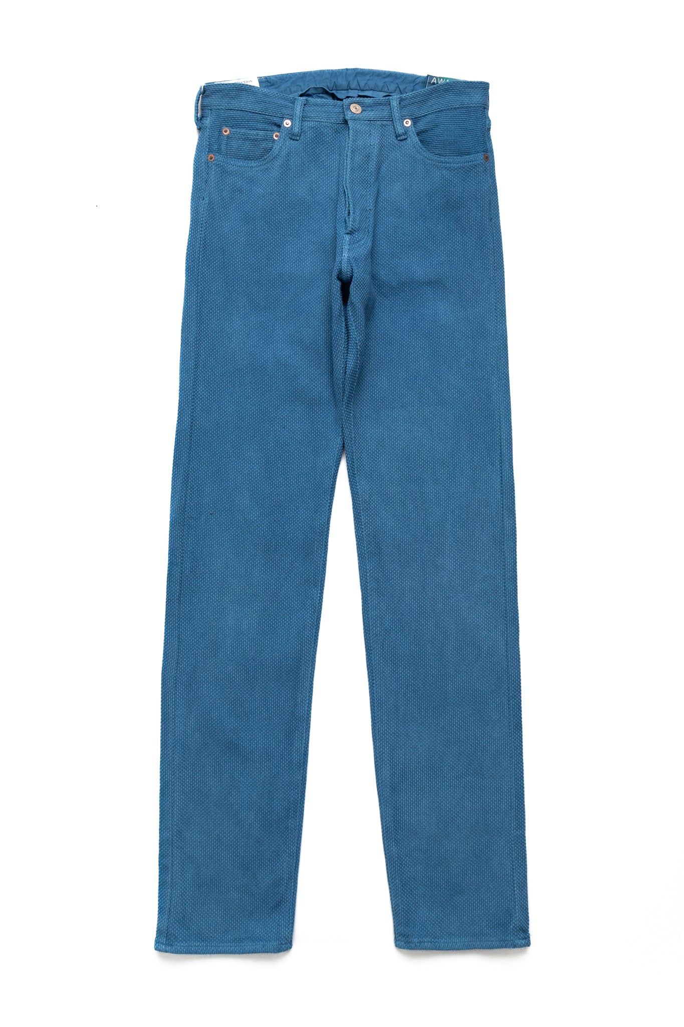 1880S Awa Shoai Hand-Dyed Sashiko Regular Tapered Jeans