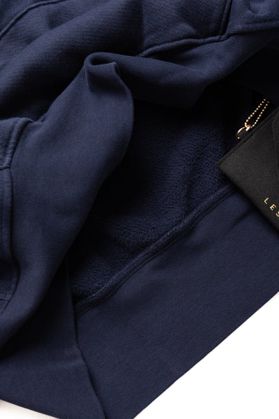 Cropped Hoodie - Navy