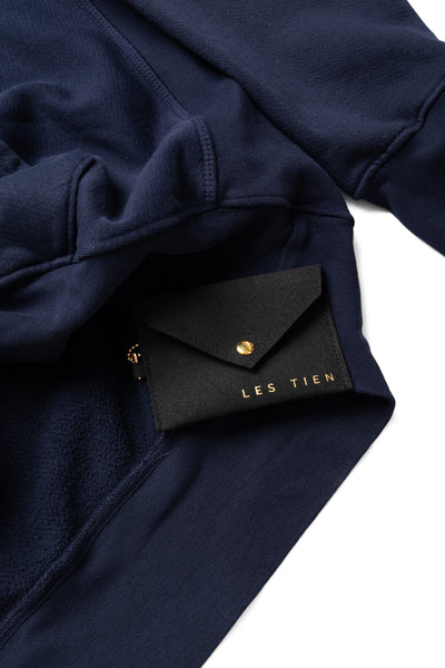 Cropped Hoodie - Navy