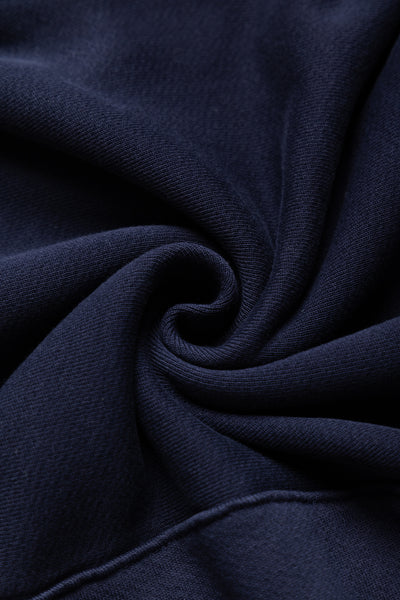Cropped Hoodie - Navy