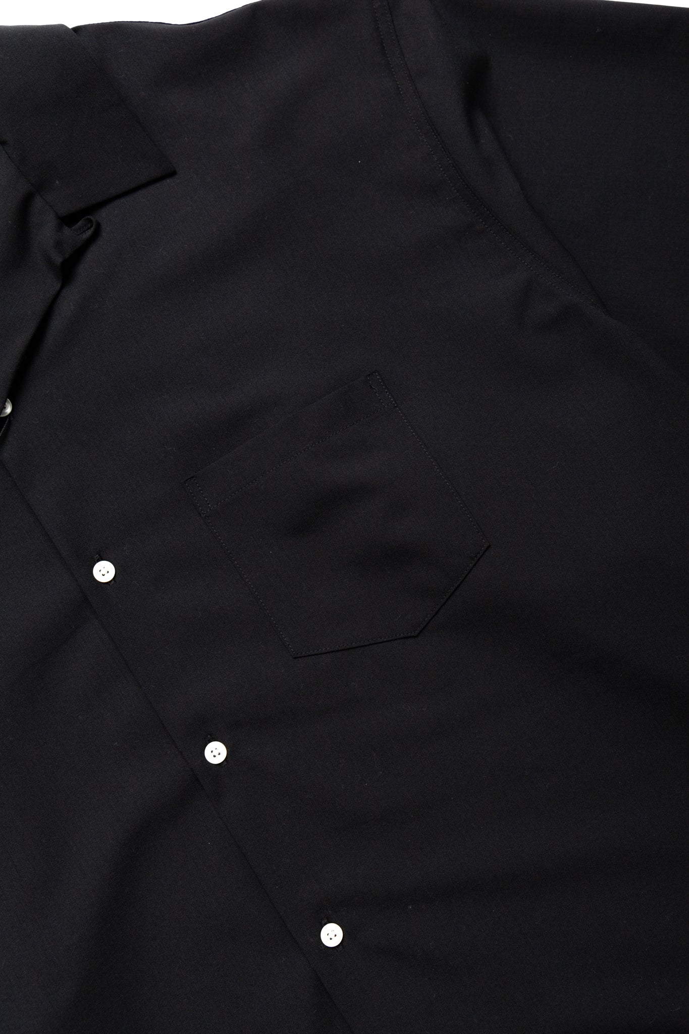 Re-Engineered Overshirt Short Sleeve - Black
