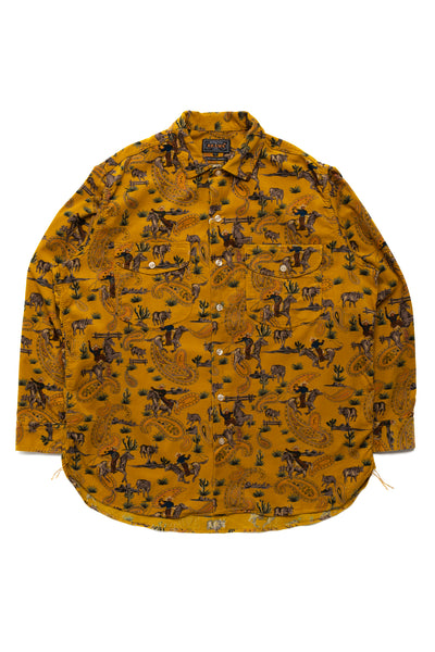 WORK Classic Fit Cowboy Print - Yellow