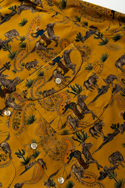 WORK Classic Fit Cowboy Print - Yellow