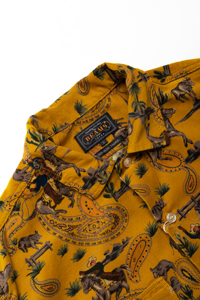 WORK Classic Fit Cowboy Print - Yellow