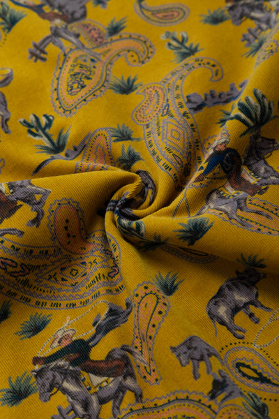 WORK Classic Fit Cowboy Print - Yellow