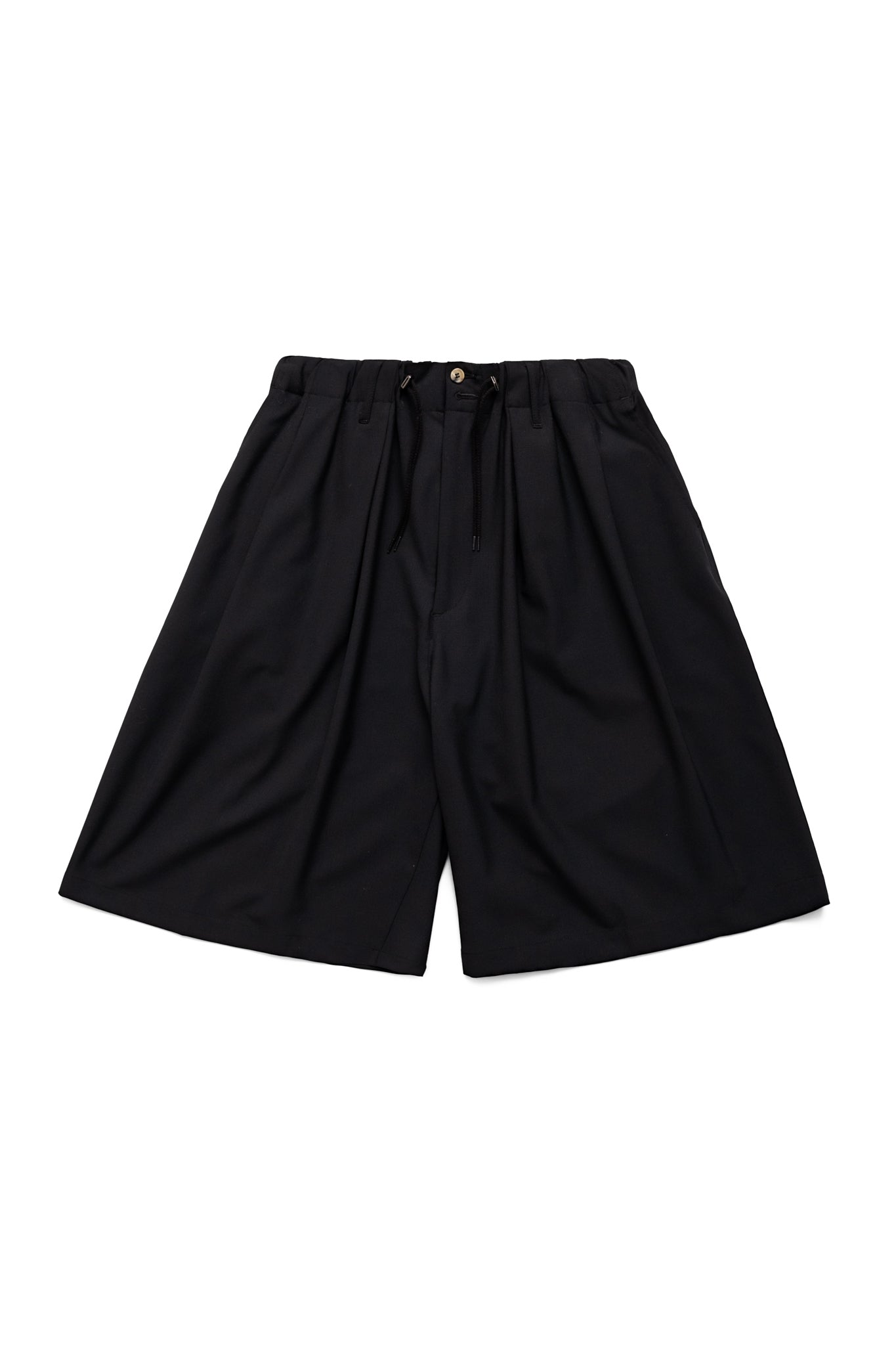 Circular Short Pants - Black
