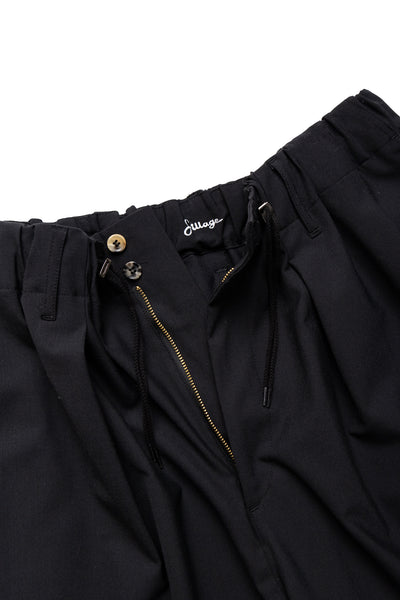 Circular Short Pants - Black
