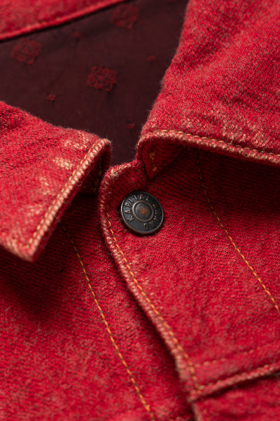 Twill Aging Wool 1st Jacket - Fade Red
