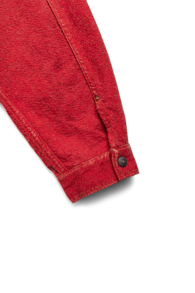Twill Aging Wool 1st Jacket - Fade Red
