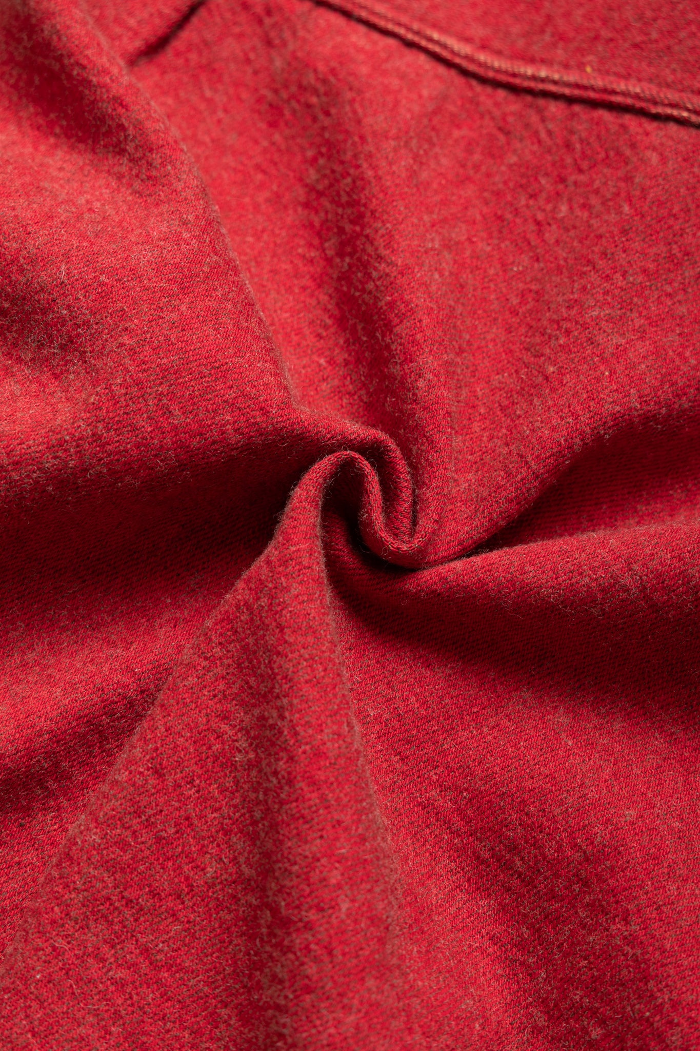 Twill Aging Wool 1st Jacket - Fade Red