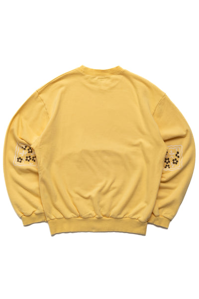 30/- SWT Knit COOKIE Pocket Crew SWT (LUCKY COOKIES) - Light Yellow