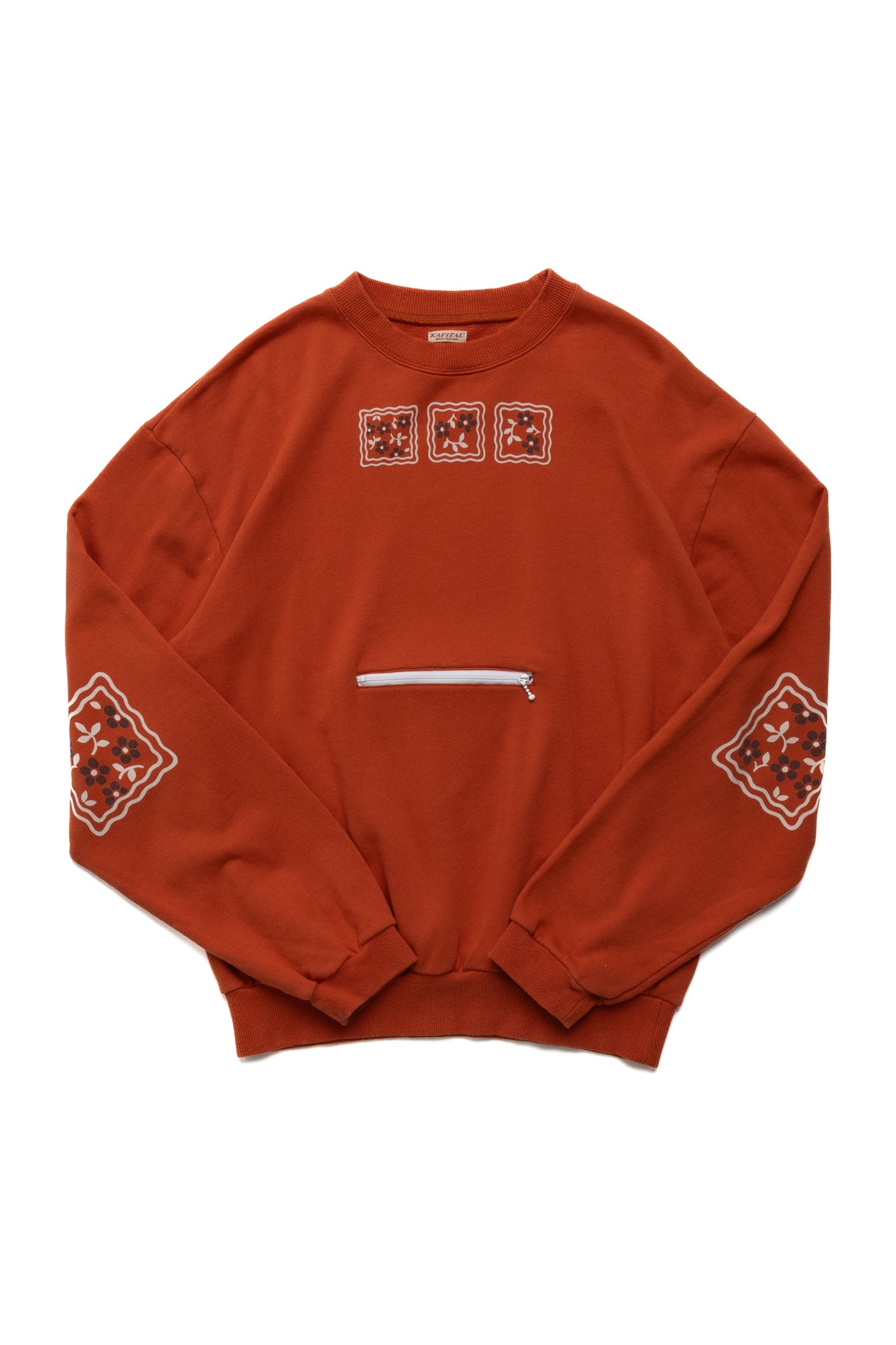 30/- SWT Knit COOKIE Pocket Crew SWT (LUCKY COOKIES) - Orange