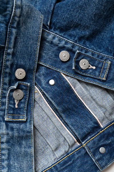 14.25oz Denim Jacket 1953 Model - Aged Model