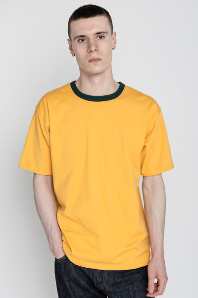 Whitesville 40/2 S/S Reversible Pocket T-Shirt - Gold x Green