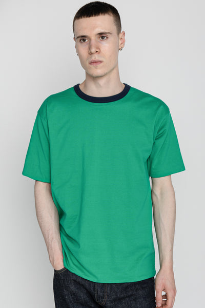 Whitesville 40/2 S/S Reversible Pocket T-Shirt - Kelly x Navy