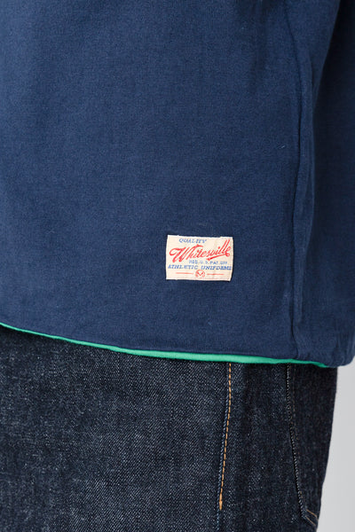 Whitesville 40/2 S/S Reversible Pocket T-Shirt - Kelly x Navy