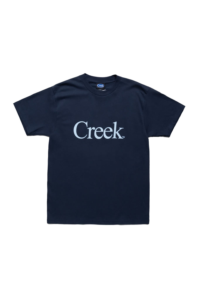 Creek Angler's Device S/S Tee - Navy x Light Blue – BLUE IN
