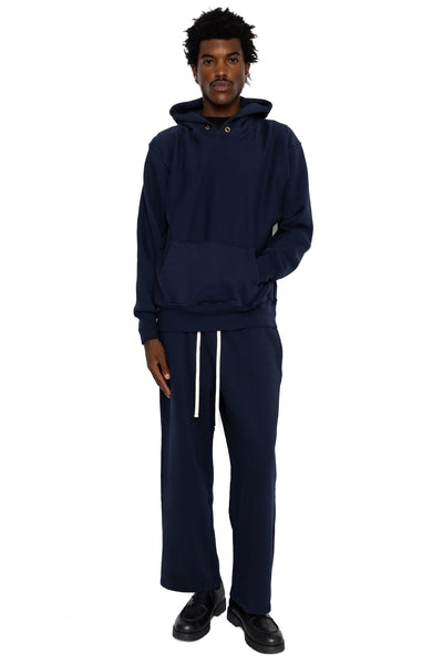 Cropped Hoodie - Navy