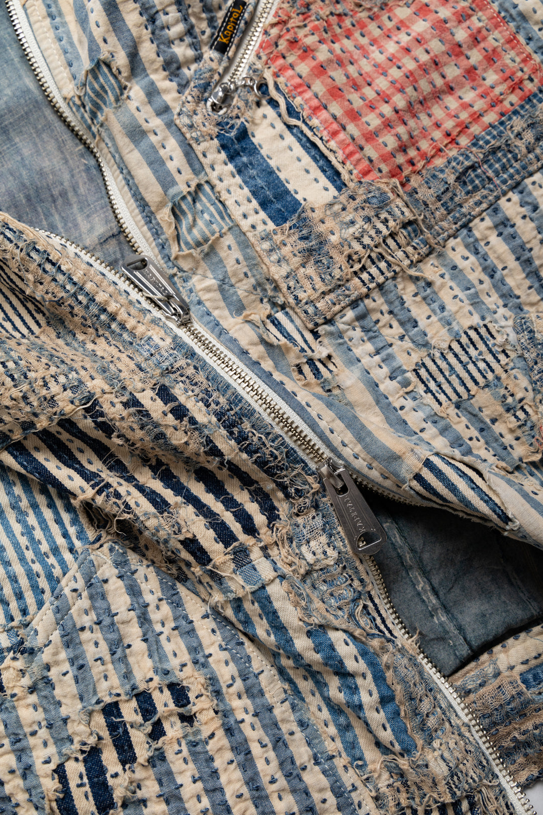 ジャケット・アウター goributa Kapital LIBERTY-BORO ZIP UP Blouson - Hickory – BLUE IN