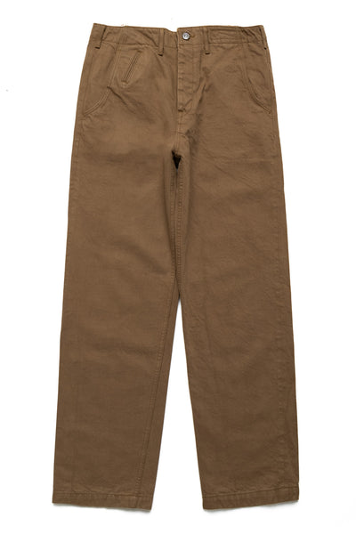 SJ48CP 15oz Khaki Chino Wide Straight Trousers