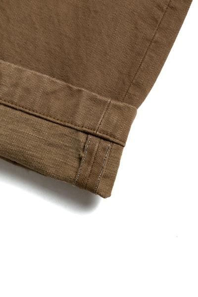 SJ48CP 15oz Khaki Chino Wide Straight Trousers