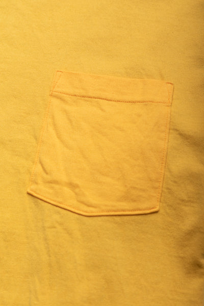Whitesville 40/2 S/S Reversible Pocket T-Shirt - Navy x Gold