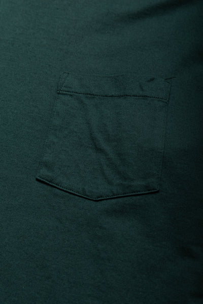 Whitesville 40/2 S/S Reversible Pocket T-Shirt - Gold x Green