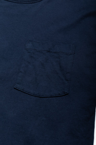 Whitesville 40/2 S/S Reversible Pocket T-Shirt - Kelly x Navy