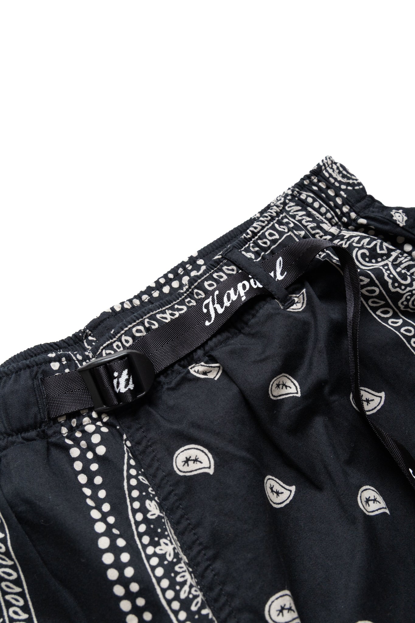 Combed Burberry RAT BRAND Bandana Patchwork EASY Shorts - Black