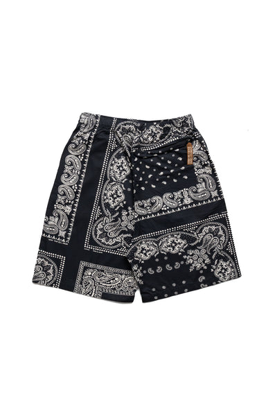 Combed Burberry RAT BRAND Bandana Patchwork EASY Shorts - Black