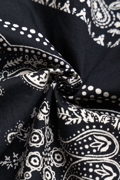 Combed Burberry RAT BRAND Bandana Patchwork EASY Shorts - Black