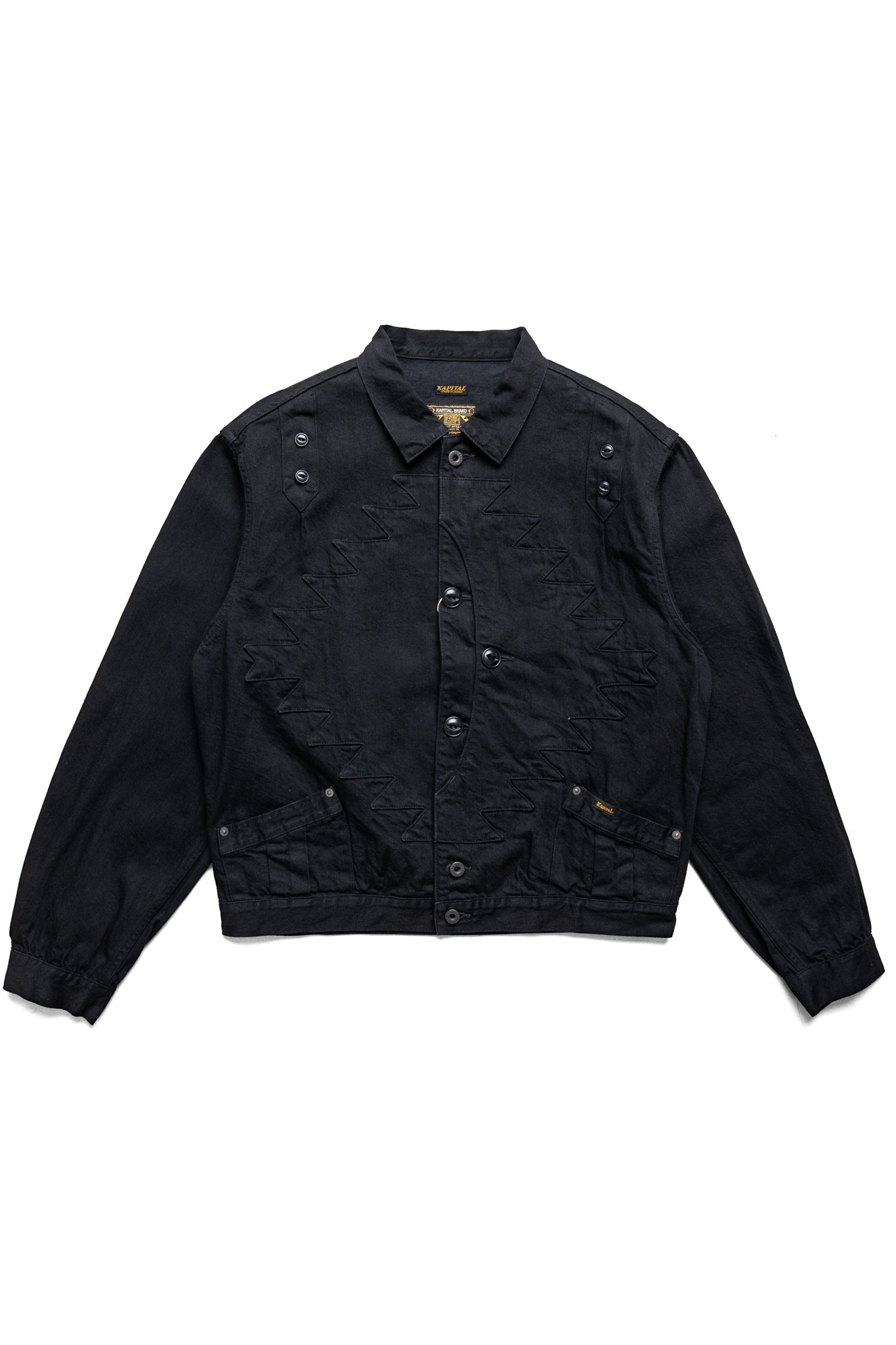 11.5oz BLK x BLK Denim Santo Domingo Thunderbird JKT