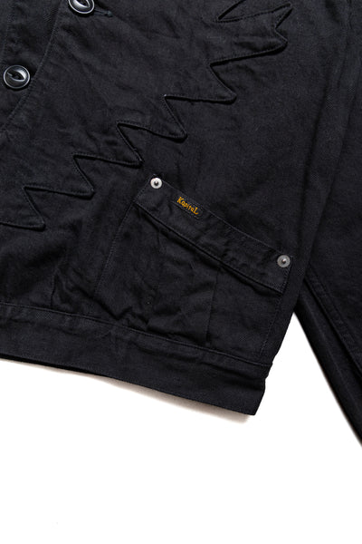 11.5oz BLK x BLK Denim Santo Domingo Thunderbird JKT