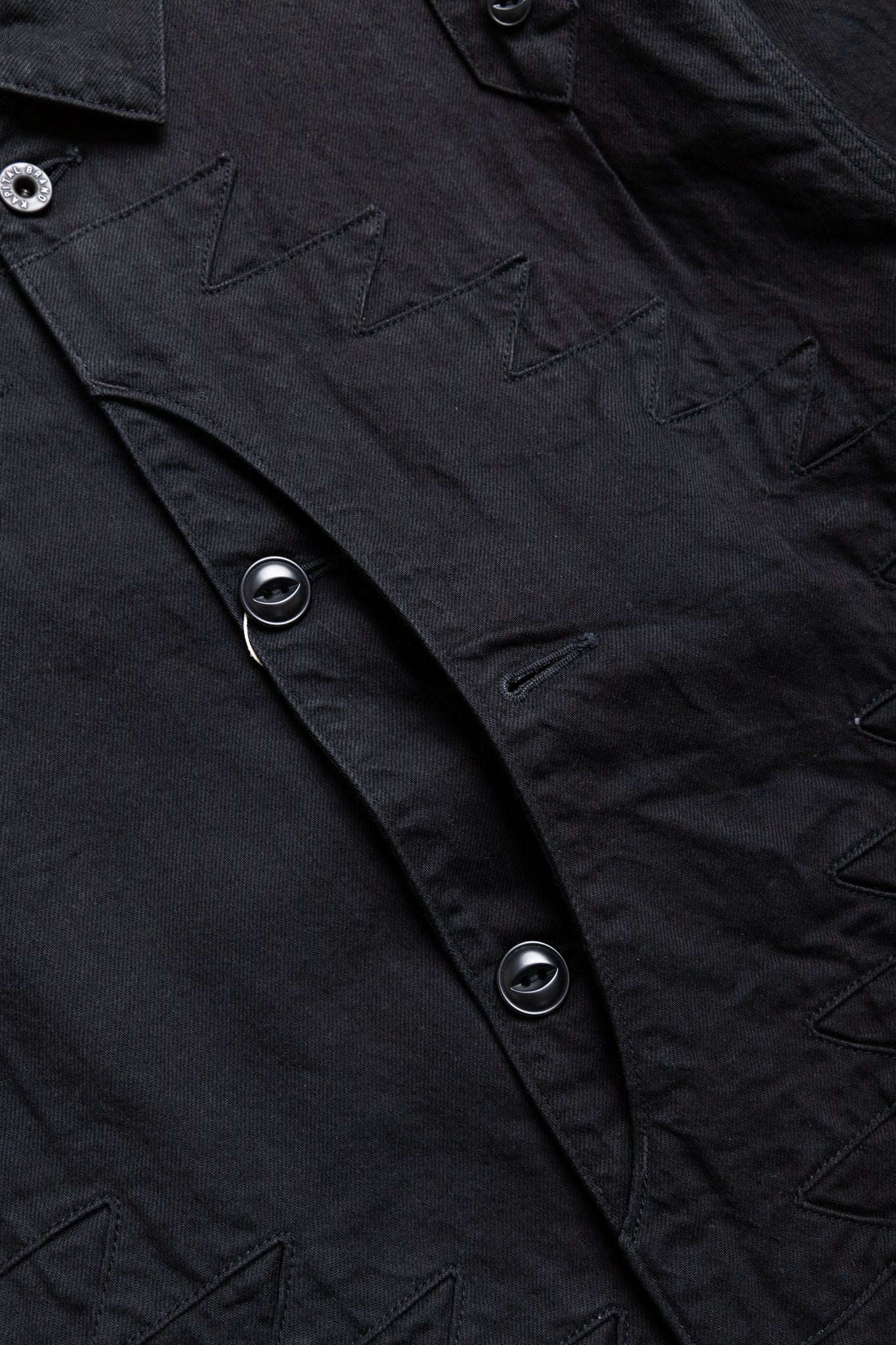 11.5oz BLK x BLK Denim Santo Domingo Thunderbird JKT