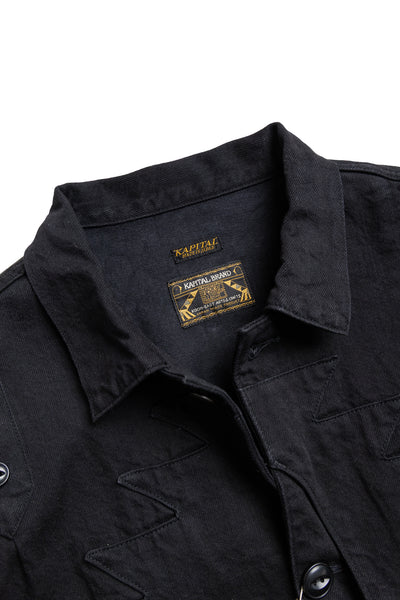11.5oz BLK x BLK Denim Santo Domingo Thunderbird JKT