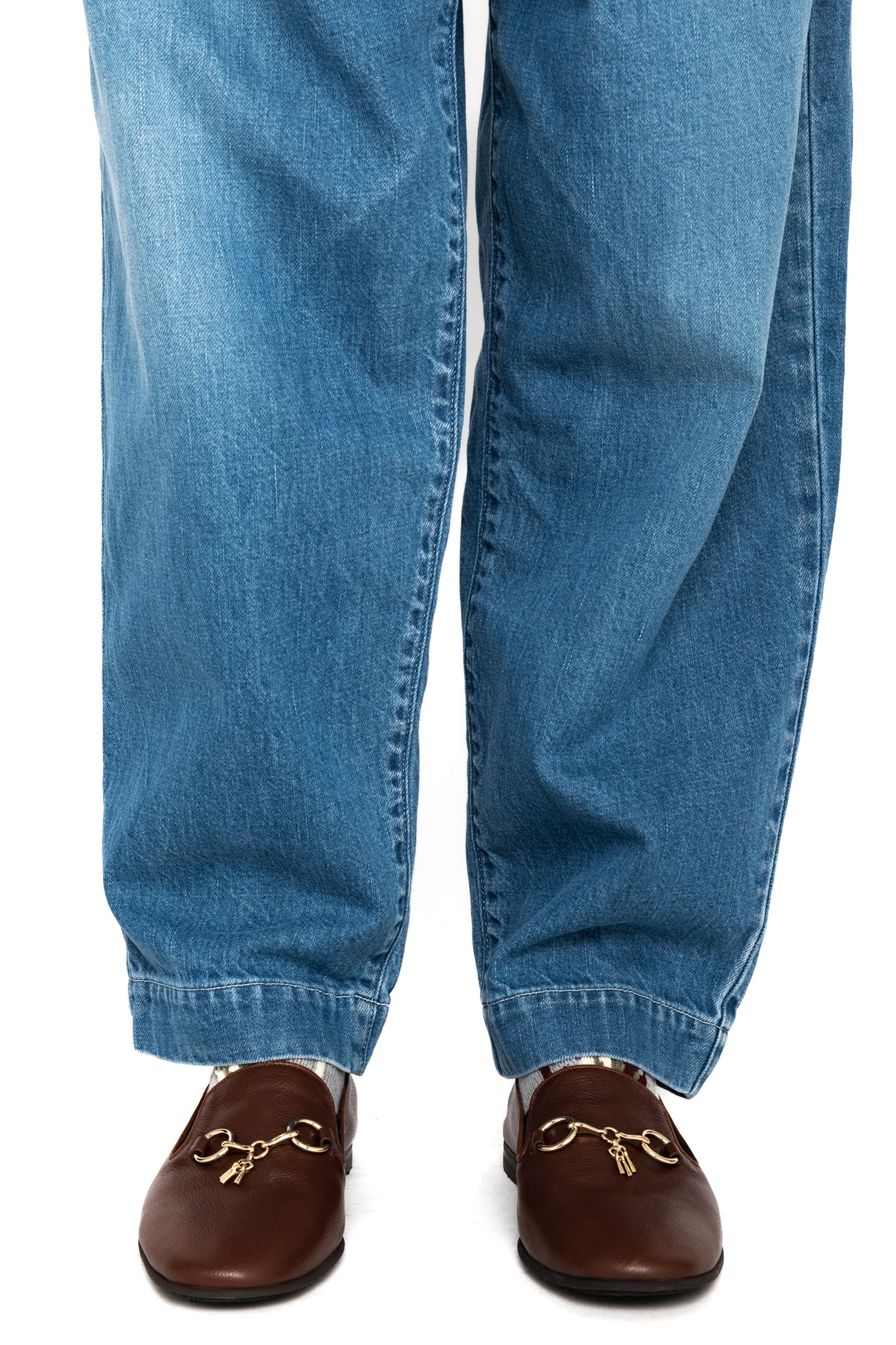 Tassel Bit Unlined Slip-On - Brown