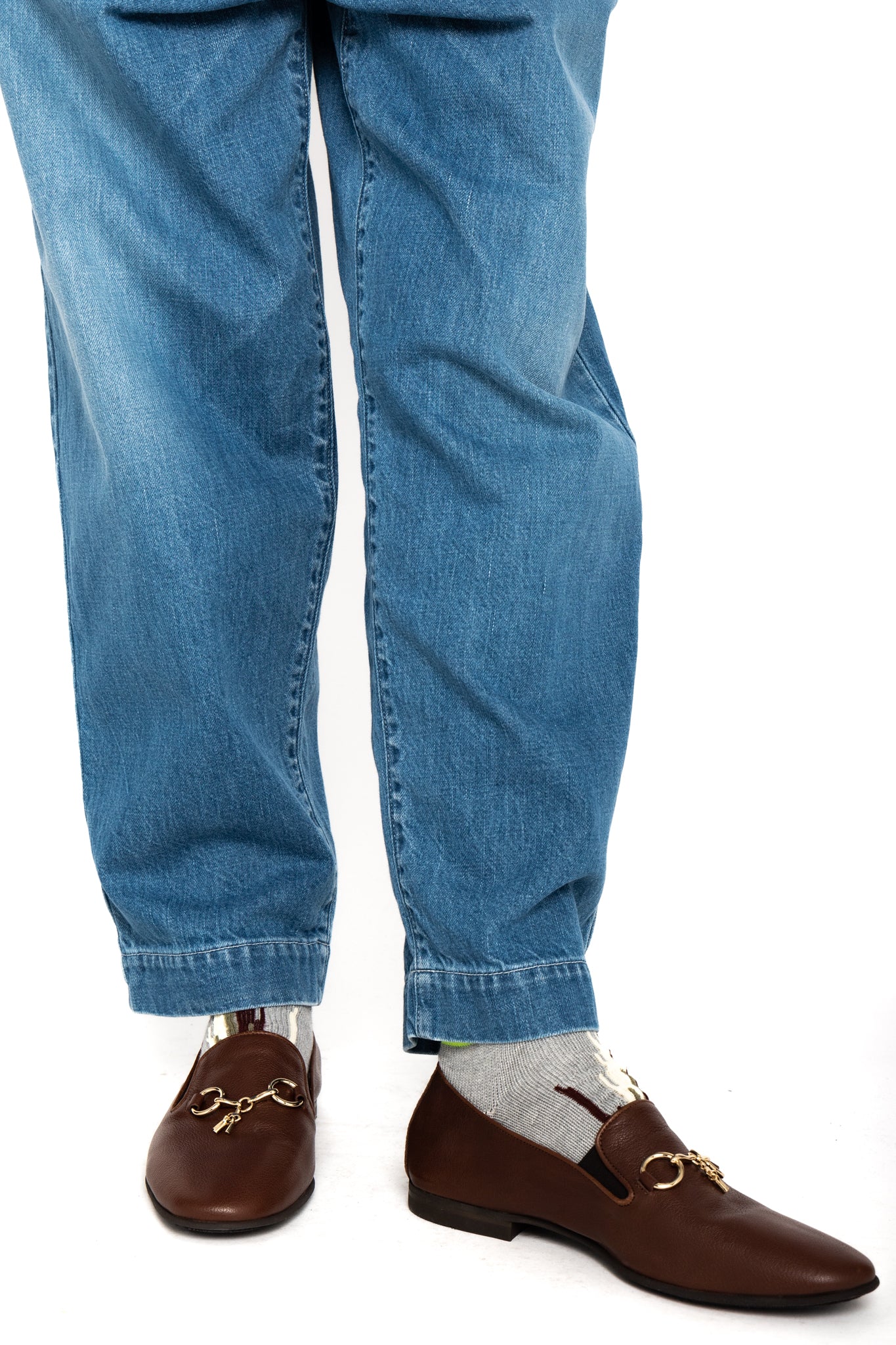 Tassel Bit Unlined Slip-On - Brown