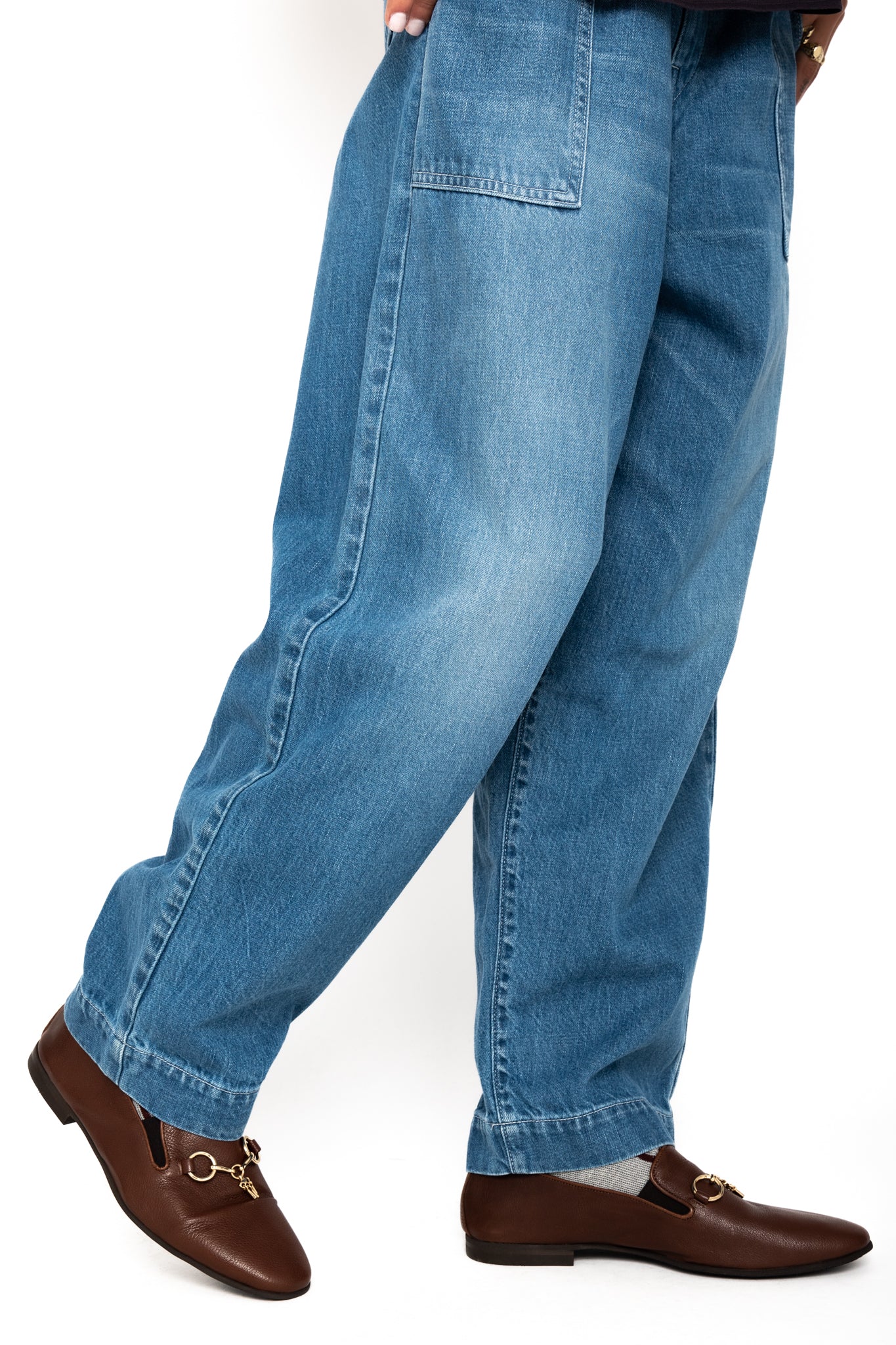 Tassel Bit Unlined Slip-On - Brown