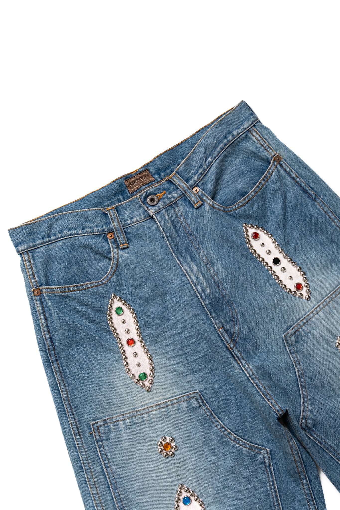 14oz Denim Shorts (STUDS Remake) - Faded Indigo
